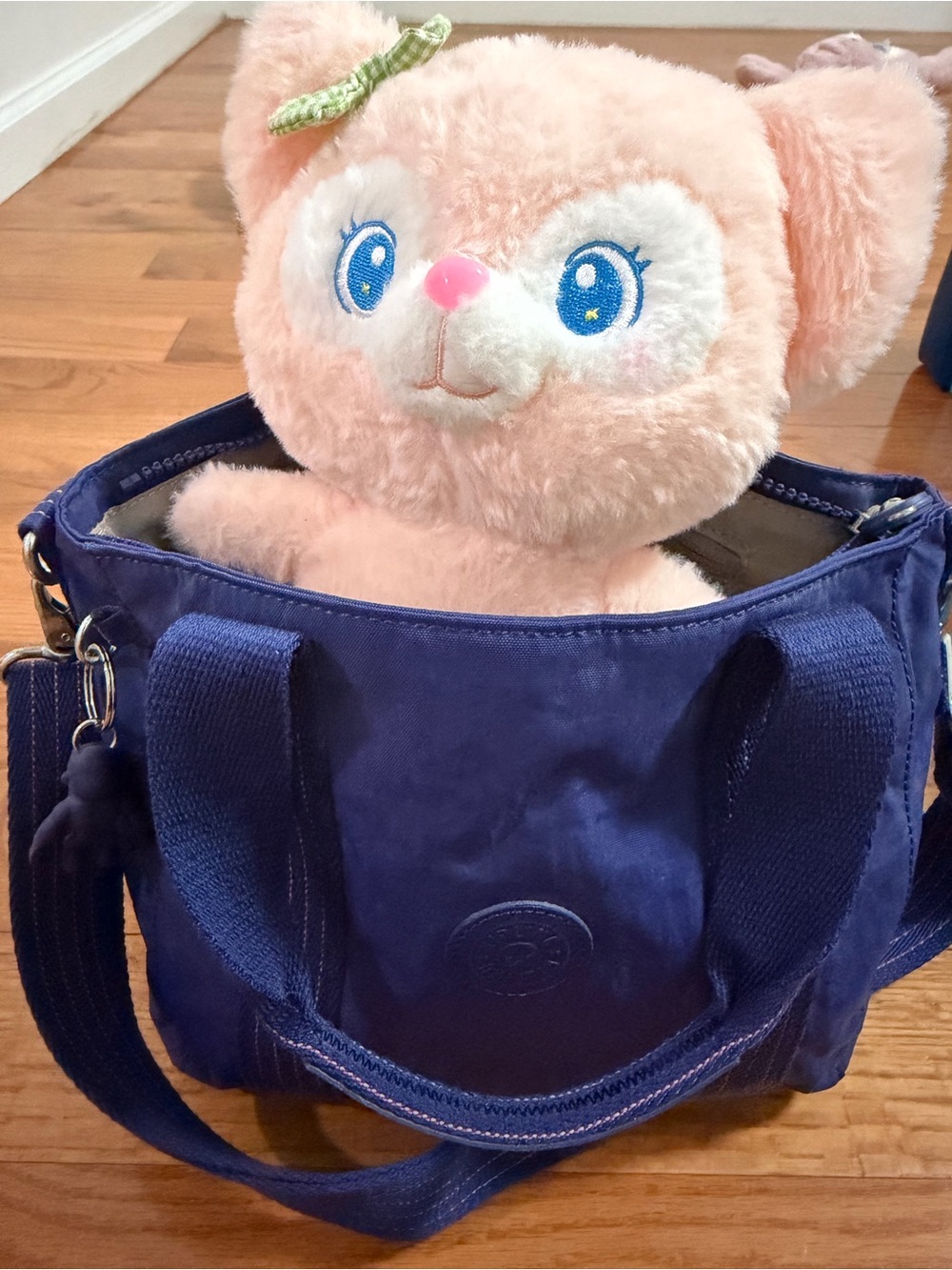 Kipling Royal Blue Nylon Crossbody Tote - Picture 5 of 5